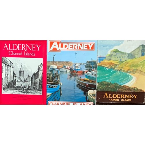 102 - Alderney under German Occupation books including Alderney Fortress Island, plus others of Alderney i... 