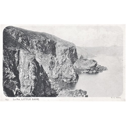 174 - Two P.Godfrey series postcards - Le Pot Little Sark & Natural Arch Port-du-Moulin Sark (2).