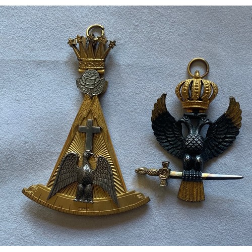 198 - Masonic Red Croix jewels (2).