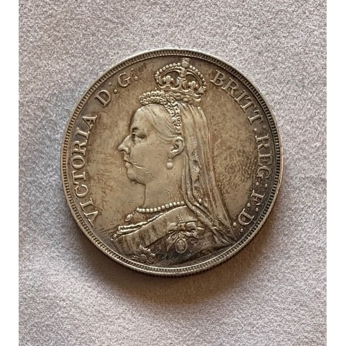 199 - Queen Victoria Crown dated 1888.