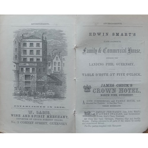 240 - Channel Islands interest pamphlet, Guernsey, Sark &c. no date, circa 1880, published by S.Barbet, Pr... 