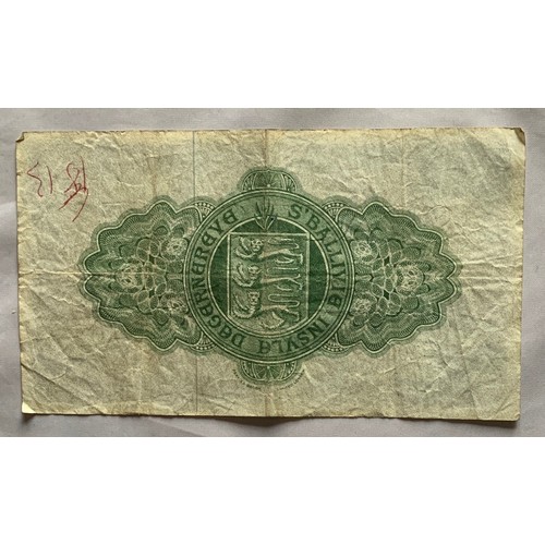 217 - States of Guernsey Banknote, One Pound 1st June 1959, Treasurer Guillemette.