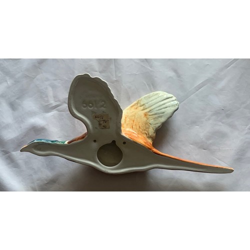 54 - Beswick ceramic Flying Pheasant wall plaque, small size 2cm wide, the back impressed 661/2.