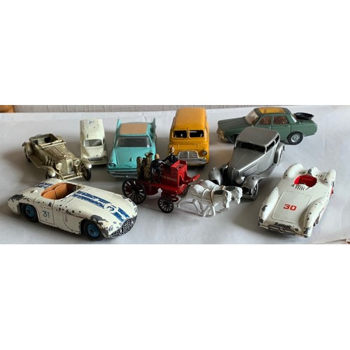 120 - Mint and Boxed Corgi Condor Logistics truck circa 2005, together with  Dinky play-worn Diecast cars ... 