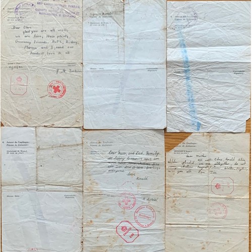 147 - Channel Island of Guernsey under German Occupation, Red Cross messages, Ephemera a/f (11).