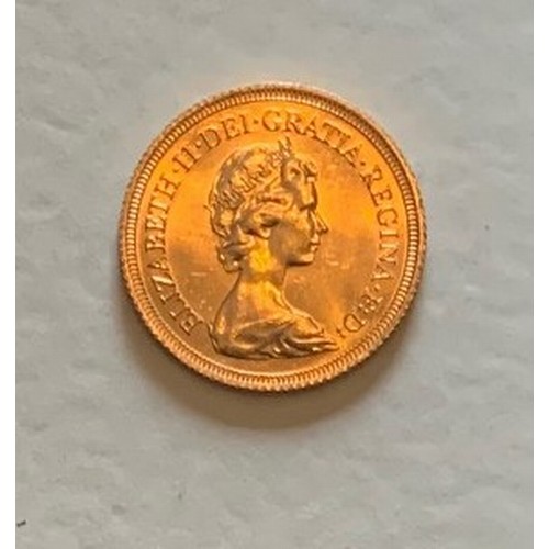 90 - Gold full Sovereign, dated 1979.