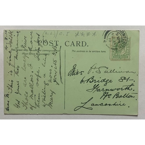 88 - Guernsey LL series postcard 200, St Sampson, Sauzmarez Monument, green back.
