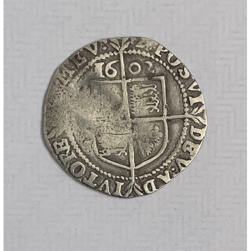 105 - Queen Elizabeth I Sixpence, 1602, last year of her reign.