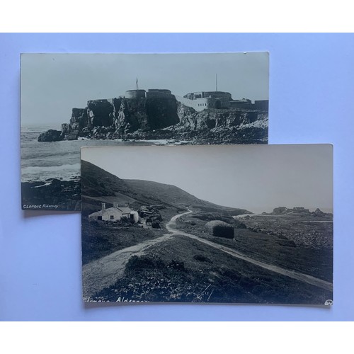 148 - Two r.p. postcards by Thomas Westness Alderney, Clonque Alderney (2).