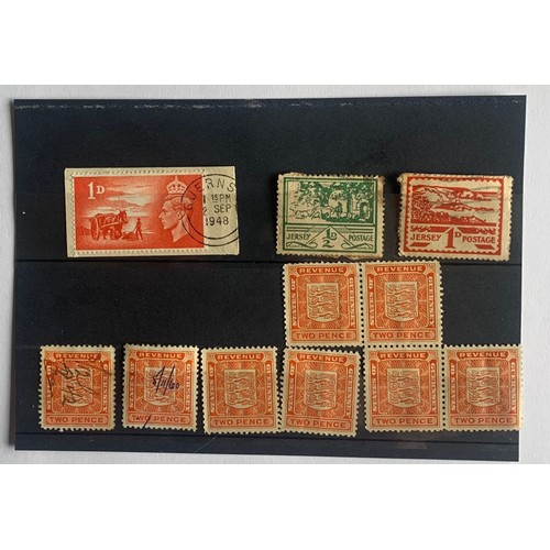 165 - British postage stamps, Penny Black, Penny Reds, Guernsey under German Occupation stamps, Guernsey S... 