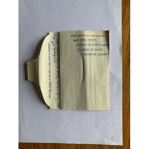 177 - KGVI 2 1/2p Prisoner Of War Post Air Letter,  Kreigsgefangpost to Biberach Internment Camp, posted M... 