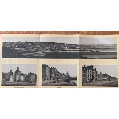 203 - The New Album of Guernsey, an album of 22 Chromo-Lithograph Guernsey views including a Panorama, tog... 