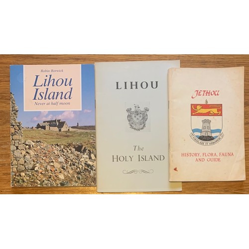 204 - A collection of Herm pamphlets, guides and a map, Jethou pamphlet and two Lihou The Holy Island. (8)... 