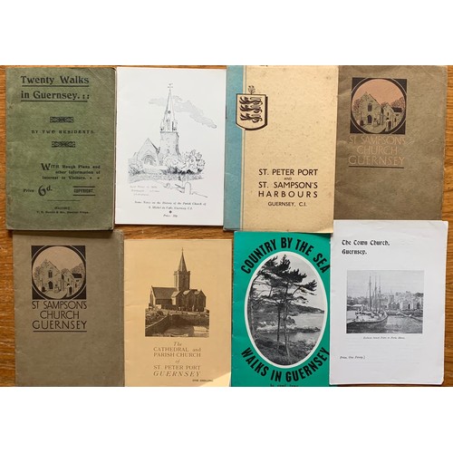 A collection of various pamphlets, maps and publications of Guernsey ...