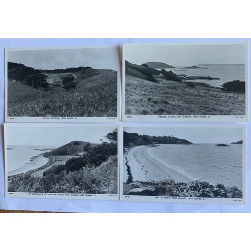 33 - Twelve real photographic postcards of Herm Island, Bailiwick of Guernsey, by Rafael Tuck & Sons, cir... 