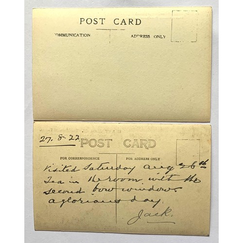 65 - Two real photographic postcards by Thomas Bramley of Guernsey, Isle of Herm, the Long Beach & The Me... 