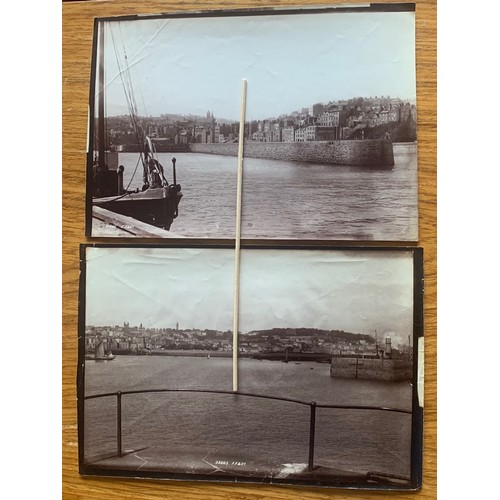 74 - Photograph by C.N & Co. St Peter Port Harbour Guernsey circa 1903, plus 10 others of St Peter Port G... 