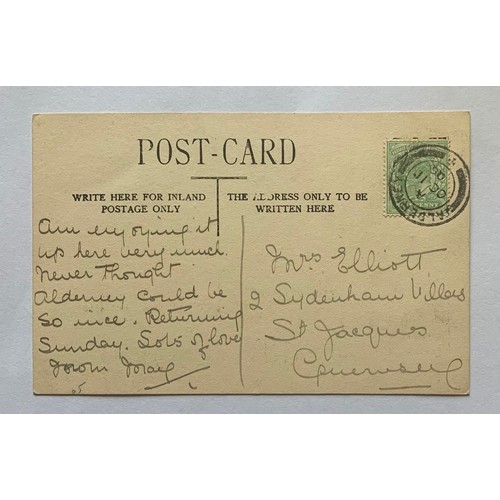 81 - Real photographic postcard, Watermill Farm, Alderney, posted 1906.