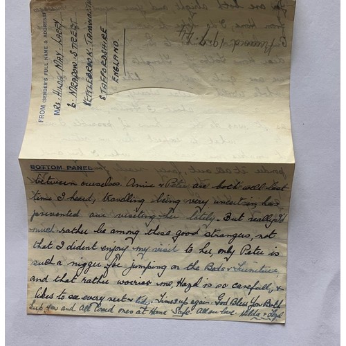 98 - KG VI 2 1/2p Prisoner Of War Post Air Letter,  Kriegsgefangenenpost to Biberach Internment Camp, wri... 