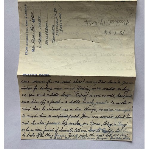 99 - KG VI 2 1/2p Prisoner Of War Post Air Letter,  Kriegsgefangenenpost to Biberach Internment Camp, pos... 