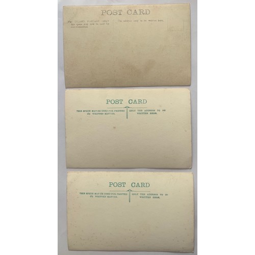106 - Three real photographic postcards by F.W.Guerin, Battle of Flowers held at The Cycling Grounds, Guer... 