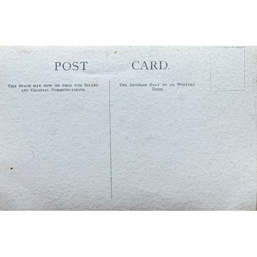 121 - Thomas Bramley real photographic postcard, Sheffield Football Club visit to Guernsey Easter 1909.