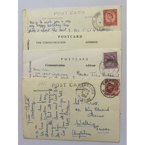 163 - Four Alderney real photographic postcards by Norman Grut (4).