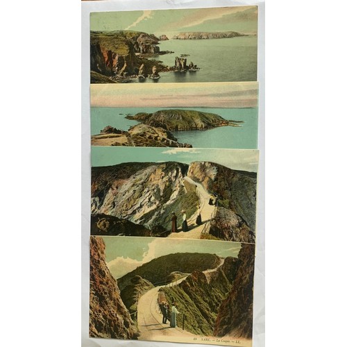 152 - A collection of twelve Sark LL series colour postcards, 2, 4, 5, 7, 12, 13, 16, 18, 21, 46, 48, 49 (... 