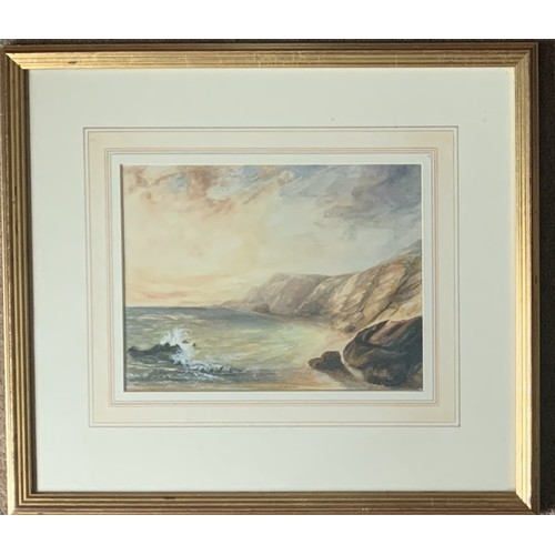 60 - English School (Early 19th century) Devil's Hole Jersey, watercolour, together with two similar Jers... 