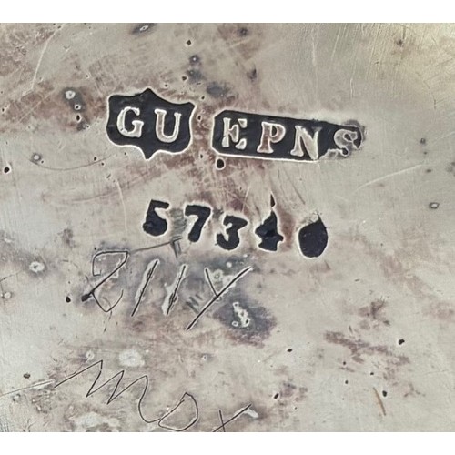 17 - Arts and Crafts silver plated spirit kettle, in the manner of Dr Christopher Dresser, complete with ... 