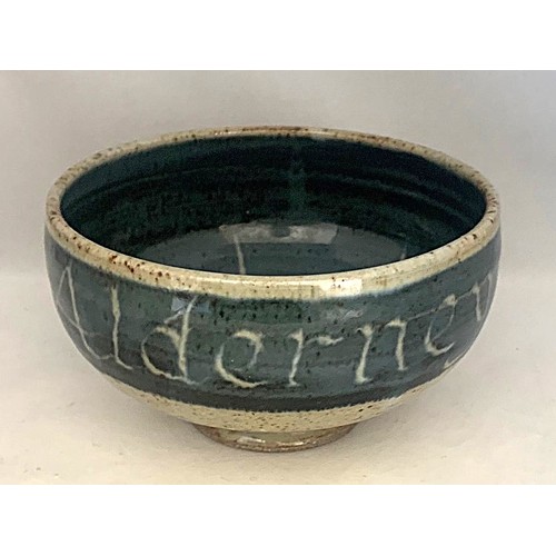 8 - Alderney Pottery Millenium bowl, made to commemorate the year 2000, A Ltd. edition, rarely seen. 13c... 