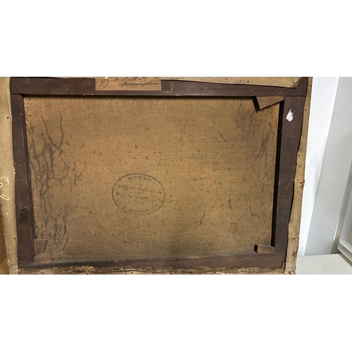 48 - Thomas Morris Ash (British 1851-1935) River valley in Wales, oil on canvas, signed lower left, inscr... 