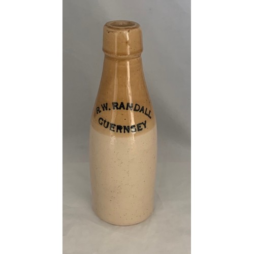 60 - Guernsey Ginger Beer or Stout bottle, R.W.Randall Guernsey, 19cm high.