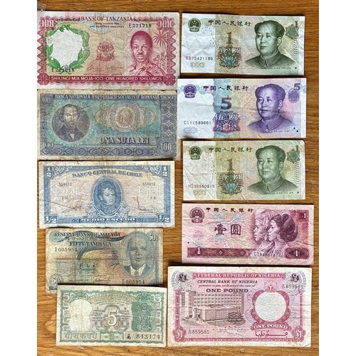 4 - Collection of World Banknotes (a.f. condition).