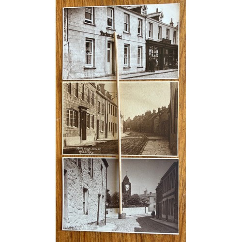 121 - Three real photographic postcards by W. & E. Bailey Valongy Alderney, Victoria Hotel plus two others... 