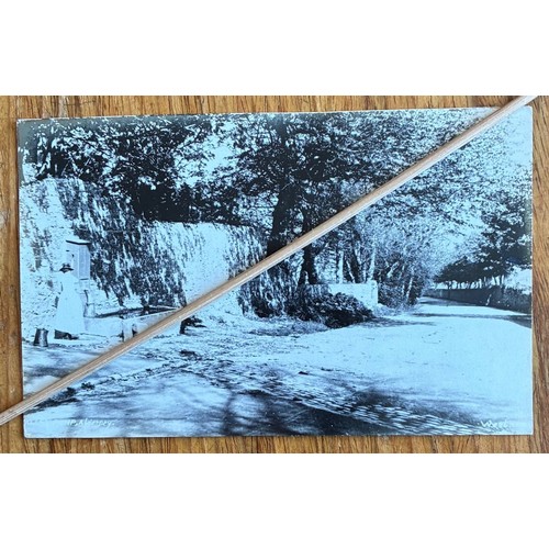 123 - Real photographic postcard by T.Westness Alderney, Water Pump.