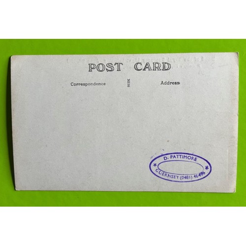 134 - Real photographic postcard by Thomas Bramley Guernsey, Band of The Royal Guernsey Light Infantry, Ju... 