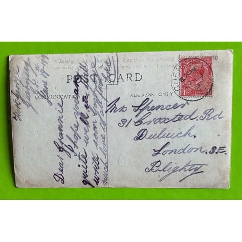 147 - Real photographic postcard by Thomas Bramley Guernsey, S.S. Alberta arriving at St Peter Port Guerns... 