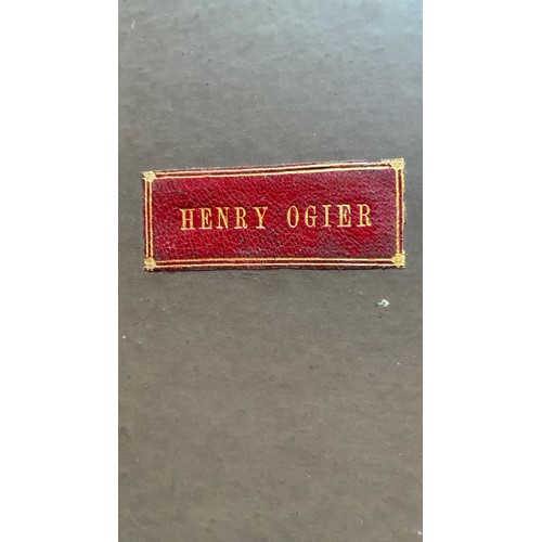 14 - Leather bound 'Sainte Bible', of Guernsey interest, printed in French dated 1777, bound by Thomas Gr... 