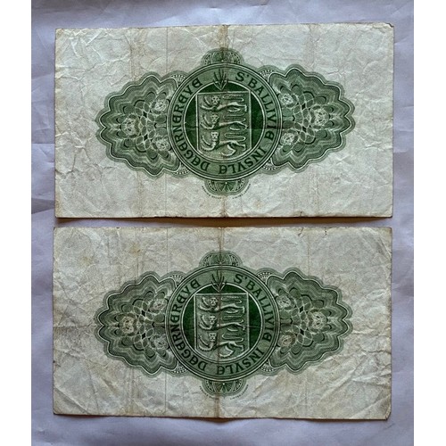 165 - British Banknotes, The States of Guernsey, denomination One Pound, 1st June 1963, signatory Louis Gu... 