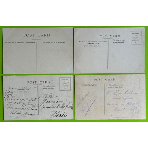 172 - Four printed black and white Allix postcards of Jersey, numbers 9, 40, 43, & 45 (4).