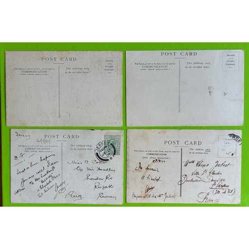 176 - Four printed black and white Allix postcards of Jersey, numbers 134, 139, 141, & 154 (4).