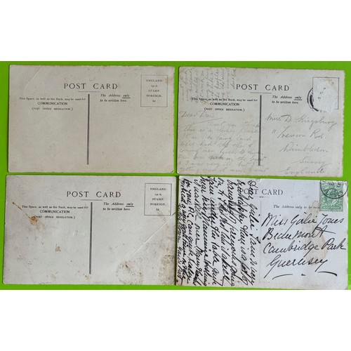 178 - Four printed colour Allix postcards of Jersey, numbers 93, 114, 136, & 178 (4).