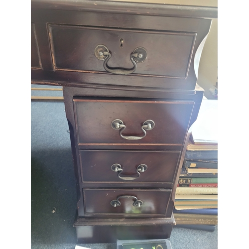 1 - Victorian Style Pedistal Desk