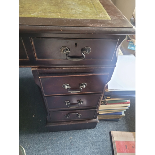 1 - Victorian Style Pedistal Desk