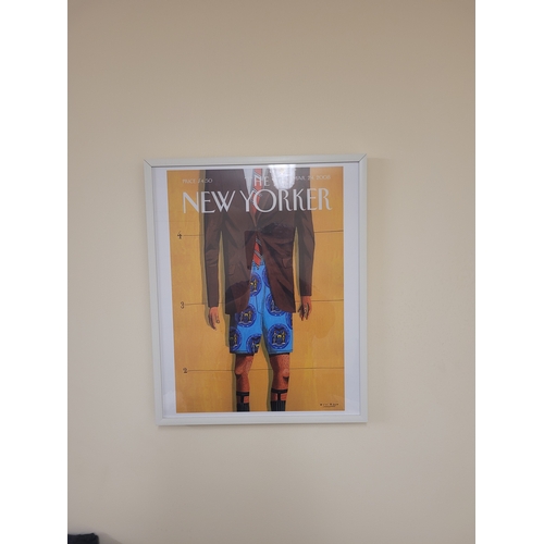 17 - Three Decorative Prints of The New Yorker - Front Covers framed ready to hang