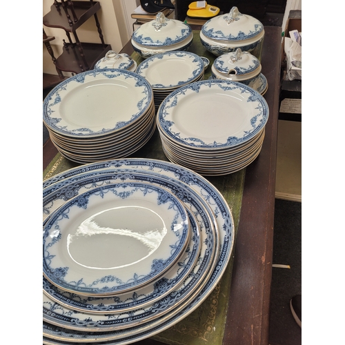 30 - Belmont S Hancock and Sons dinner service set -  4 damaged pieces