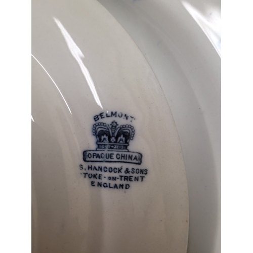 30 - Belmont S Hancock and Sons dinner service set -  4 damaged pieces
