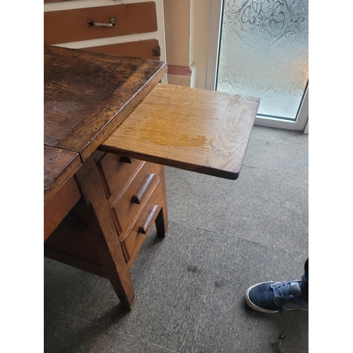 138 - Clerks desk from Munster Arcade Cork, 1920/30s - Manufactured by RLF and CO.