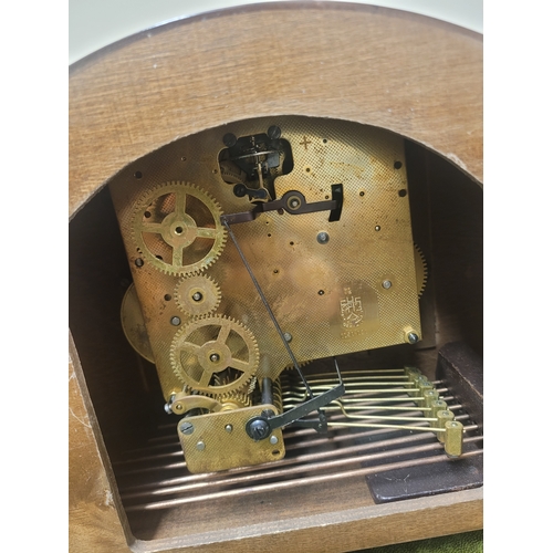 127 - Vintage Hermle Mantle clock  -  with key